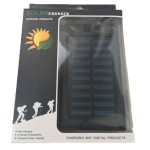 Ηλιακός φορτιστής Power Bank με φακός 20 Led